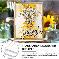 Прозрачные акриловые пластины DIY-WH0016-54C