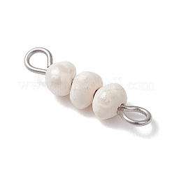 Натуральные бусины из пресноводного жемчуга в форме картофеля PALLOY-JF04645-02