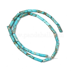 Крашеные бусы из натуральной императорской яшмы G-H087-H01-01A