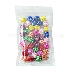 40 шт.8 цвета акриловые бусины из искусственного жемчуга OACR-FS0001-48