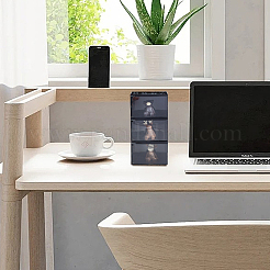 Прямоугольная штабелируемая пластиковая витрина для минифигурок&nbsp;ODIS-WH0043-60A