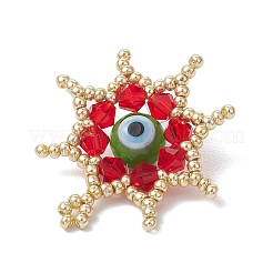 Подвески-звезды из стеклянных бусин&nbsp;PALLOY-MZ00624-03