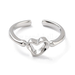 Латунные открытые манжеты для женщин&nbsp;LS-RJEW-A028-02P