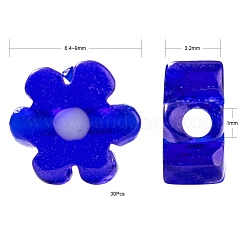 30 pz perline di vetro millefiori fatte a mano&nbsp;LAMP-FS0001-02B