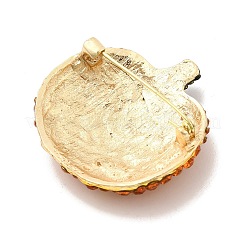 Значки со стразами из сплава на лацкан рюкзака на Хэллоуин&nbsp;LS-JEWB-C049-03KCG