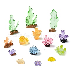 28 шт. 14 стиля украшения для демонстрации морских организмов из смолы&nbsp;RESI-CJ0004-72