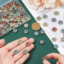 150 Stück 5 Farben Strass aufnähen&nbsp;RGLA-FH0001-03