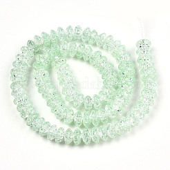 Perles en verre craquelé&nbsp;X-GLAA-S192-004H