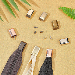 Конец шнура молния сумки сплава PALLOY-BC0001-03