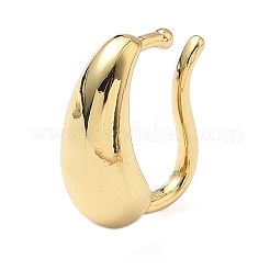 Серьги-каффы из латуни-капельки EJEW-A132-11G