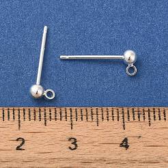 Messing Ohrstecker Ohrringe finden&nbsp;KK-K383-03A-S