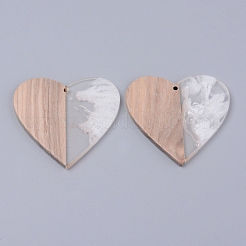 Подвески из смолы и дерева RESI-R428-12B