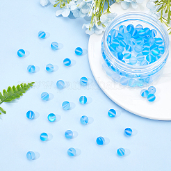 Наборы для изготовления браслетов из синтетических лунных камней своими руками DIY-SC0012-84C