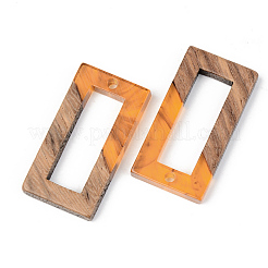 Pendentifs en bois de résine et de noyer&nbsp;RESI-S389-057B-A01
