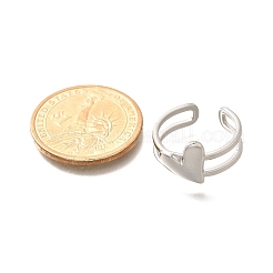 Кольца-манжеты из нержавеющей стали 304 для женщин&nbsp;LS-RJEW-R010-03S