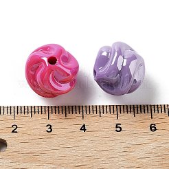 Непрозрачные акриловые бусины OACR-Z017-05C