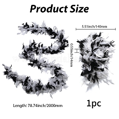 Аксессуары для украшений из перьев индейки FIND-WH20012-43C