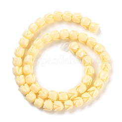 Синтетические нити бусин из кораллового цветка и розы CORA-U001-01A-01