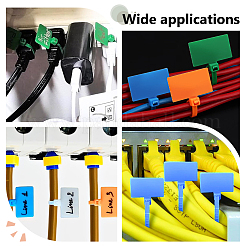 500 Stück 5 Farben Nylon-Etikettenkabelbinder&nbsp;FIND-GO0004-33