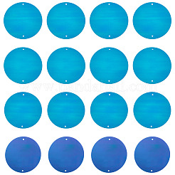 150 шт. радужные переливающиеся звенья из ПВХ с пайетками/блестками FIND-TA0008-10B