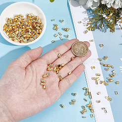 160 шт. 4 латунных наконечника для шнура&nbsp;KK-NB0004-15