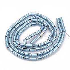 Гальванизировать немагнитных синтетический гематит бисер пряди&nbsp;G-T061-137A