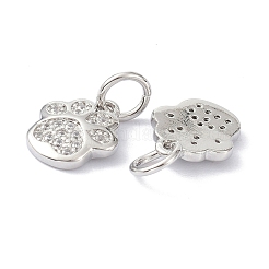 Латунные микро проложить кубического циркония подвески&nbsp;ZIRC-C022-22P