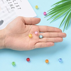 Прозрачные акриловые бусины X-TACR-S092-10mm-M