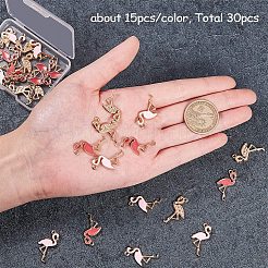 Подвески из эмали и сплава&nbsp;ENAM-PH0001-04LG