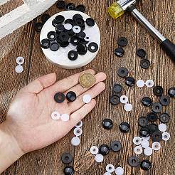 300 шт. 2 вида пластиковых заглушек для винтов с откидной крышкой&nbsp;DIY-FH0010-34