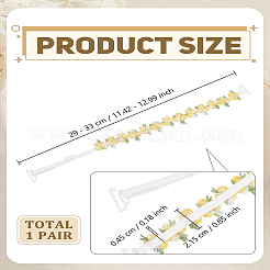 1 пара регулируемых бретелей для бюстгальтера&nbsp;AJEW-LP0007-31D