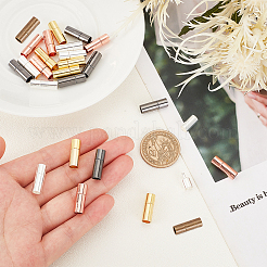 30 комплект 5-х цветных латунных штыковых застежек&nbsp;KK-OC0001-37A