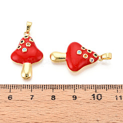 Латунные микро проложить кубического циркония подвески KK-N257-74B-G