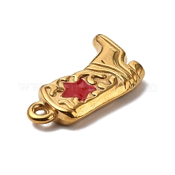 Подвески из нержавеющей стали 304 с эмалью&nbsp;LS-STAS-P395-07G