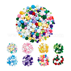 8 Satz 8 Farben Polyester-Balldekoration&nbsp;FIND-PH0021-33