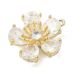 Colgante micropavé cubic zirconia de latón&nbsp;KK-S514-02B-G