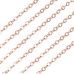 Железные плоские кабельные цепи с латунным покрытием CH-TAC0007-02RG