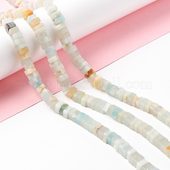 Натуральный цветок амазонитовые бусины пряди G-K326-11