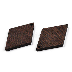 Pendentifs en bois de wengé naturel&nbsp;WOOD-T023-46A-01