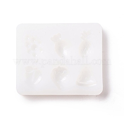 Stampi in silicone a forma di cabochon di uva e ananas e pesca e fragola e carota&nbsp;SIMO-B001-02