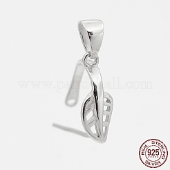 Антикоррозийные модные серебряные 925 пробы с родиевым покрытием STER-M088-10B