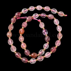 Природного кварца клубники нитей бисера G-F809-A04-01