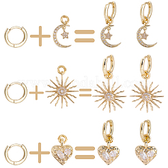 Kits de fabrication de boucles d'oreilles bricolage&nbsp;DIY-SC0034-04