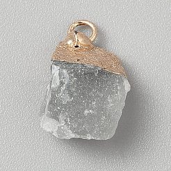 Gefärbte natürliche Quarzanhänger&nbsp;G-WH0003-09D