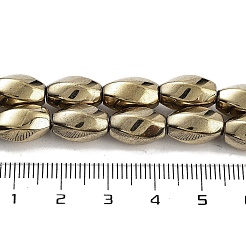 Синтетические магнитные гематит бусины пряди G-P545-G01-01C