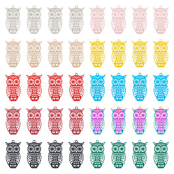 40 шт. филигранные подвески из нержавеющей стали 430 и 201 STAS-TA0001-98