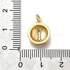 Латунные микро проложить кубического циркония подвески&nbsp;KK-D339-07G