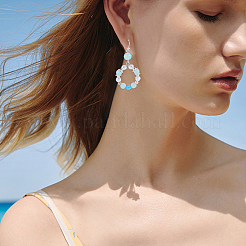 3 пара сережек-колец из стерлингового серебра с родиевым покрытием&nbsp;STER-BBC0006-48B-P