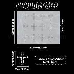 Strass di cristallo termoadesivo in vetro&nbsp;DIY-WH0349-327A