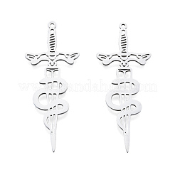 Большие подвески из не тускнеющей нержавеющей стали 201&nbsp;STAS-N090-LA976-1